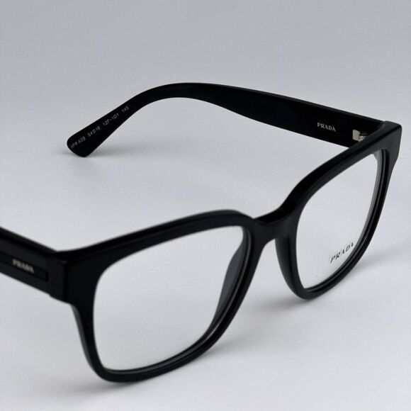NEW Prada PRA09V 12P1O1 Matte Black Square Unisex Eyeglasses VPR A09 - Picture 9 of 10